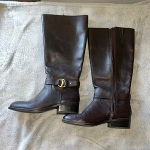 Ralph Lauren zip up boots